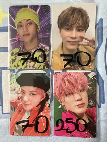 nct taeil jeno jungwoo mark photocard pc
