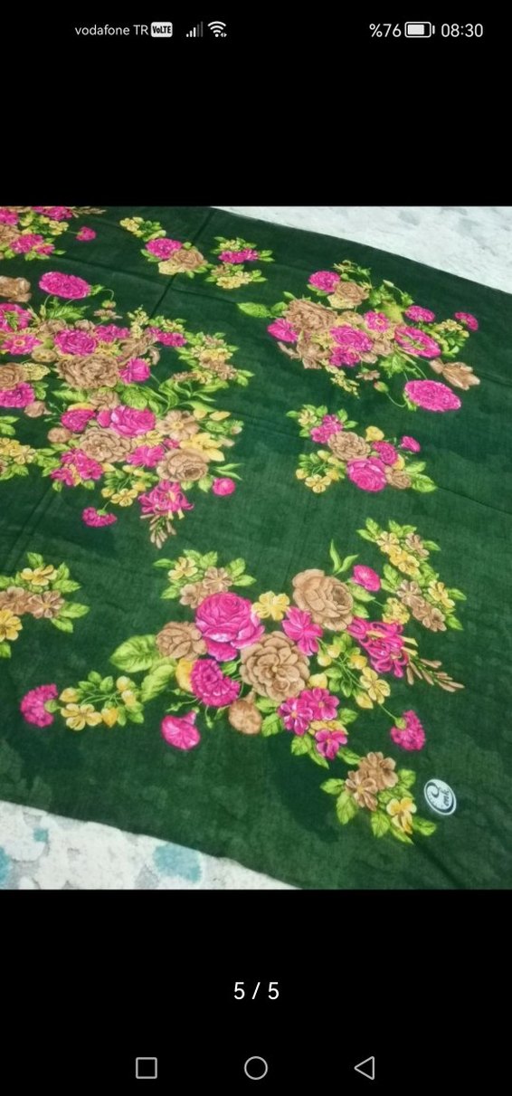 Cenk yazma eşarp - Görsel 3