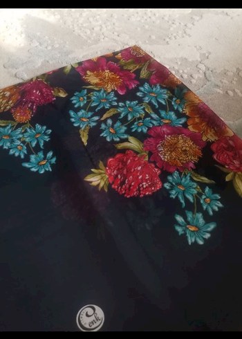 Lacivert Cenk yazma eşarp - Görsel 5