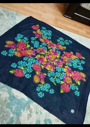 Lacivert Cenk yazma eşarp - Görsel 3