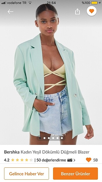 Bershka blazer ceket