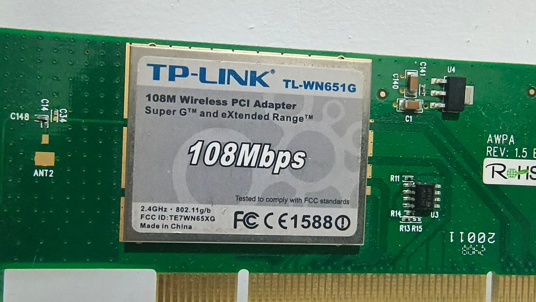 TP-LINK 108Mbps PCI Kablosuz Ağ Kartı - Görsel 2