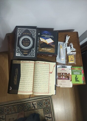 l Beden siyah Renk Kur an okuyan kalem