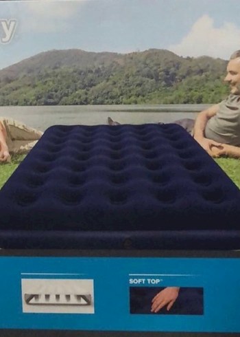Lacivert Desenli Yatak Koruyucu SOFTTOP bestway