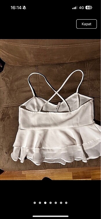 l Beden Stradivarius şifon üst