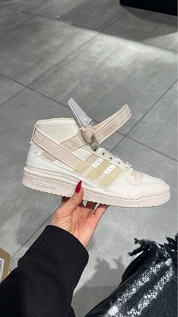 Adidas GX6971 Krem Mid Parley Kadın Sneaker