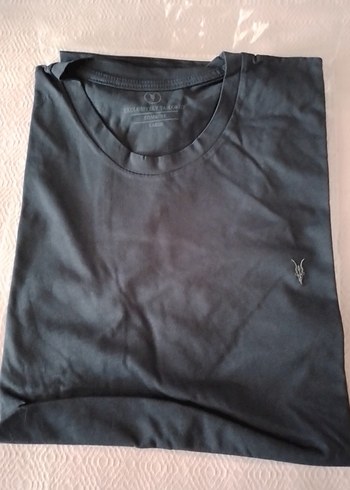 Diğer Erkek Siyah Slim Fit Tişört