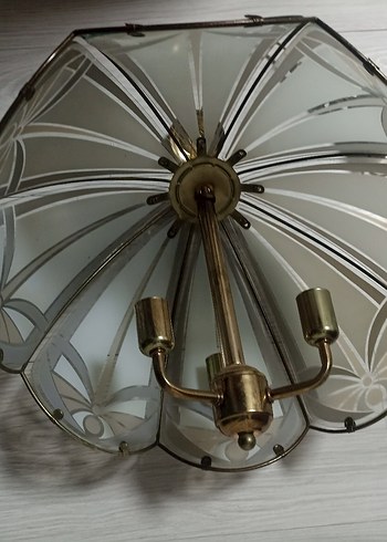 Bej ve Gri Cam Avize - Görsel 2