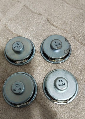 Siyah 4 Adet Mini Hoparlör - Görsel 2