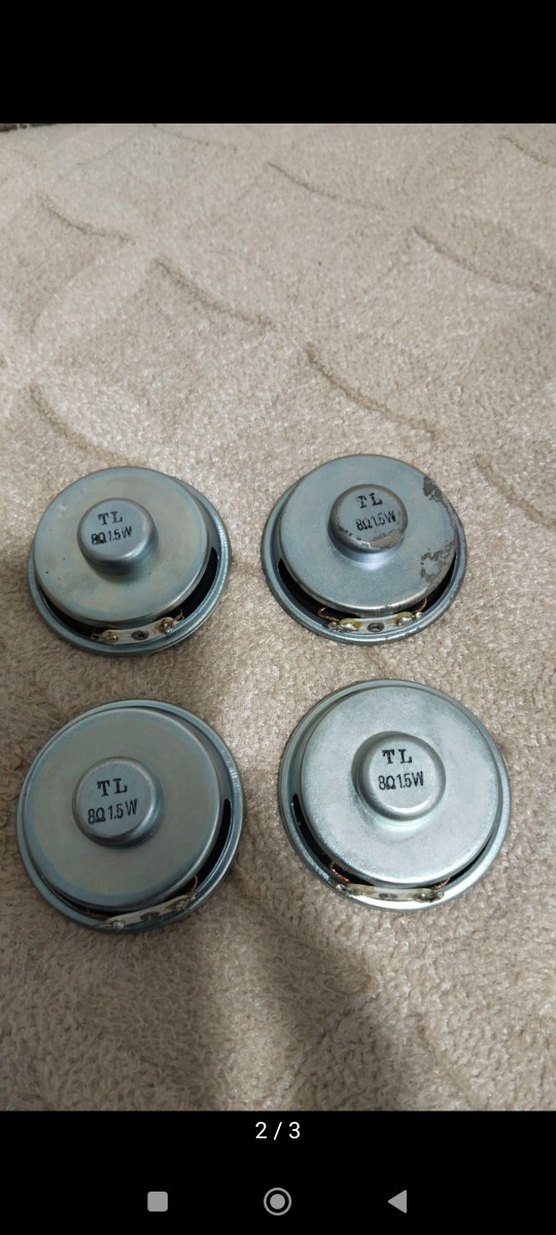 Siyah 4 Adet Mini Hoparlör - Görsel 2