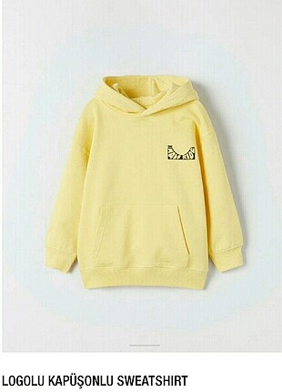 zara sloganli sweatshirt