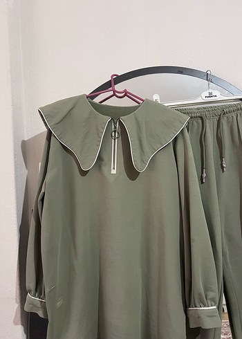 Zara Haki Kadın Rahat Kesim Eşofman Takımı