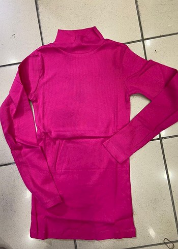 Mor Yarım Yakalı Kadın Bady - Görsel 2