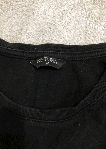 Siyah Baskılı Kısa Kollu Tişört - Görsel 2