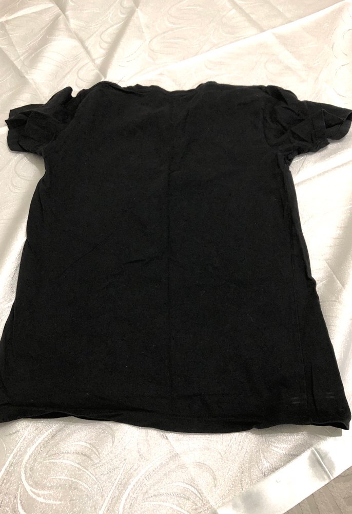 Siyah Baskılı Kısa Kollu Tişört - Görsel 4