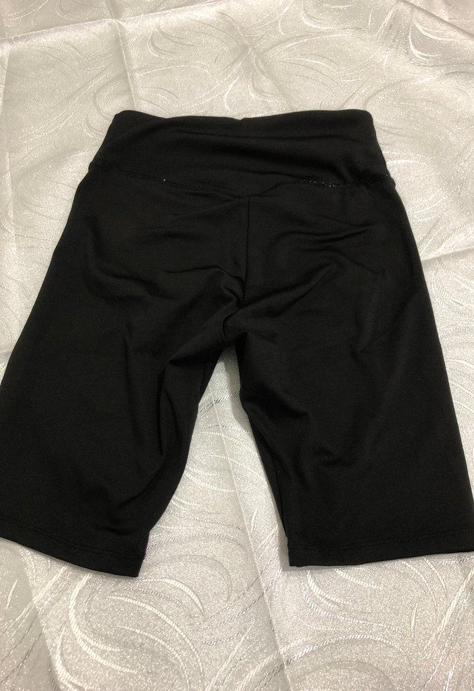 Siyah Basic Midi Hamile Şortu - Görsel 2