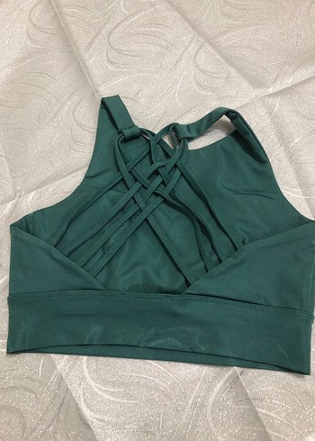 Koyu Yeşil Sporcu Sütyeni - Görsel 2