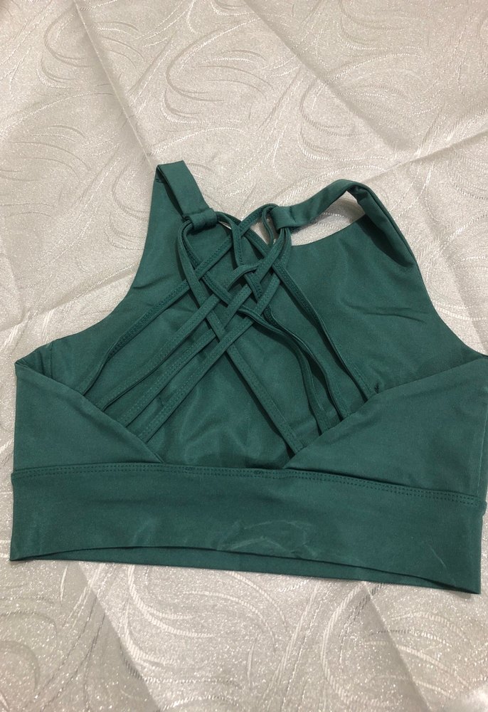 Koyu Yeşil Sporcu Sütyeni - Görsel 2