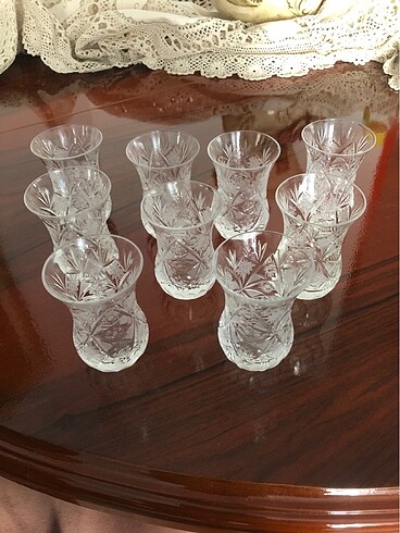  Beden Çay bardağı kristal