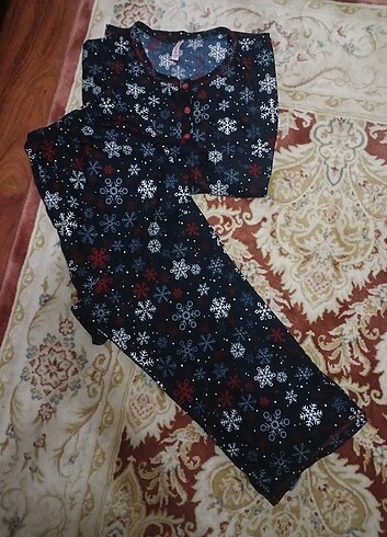xl Beden lacivert Renk Pijama takımı 