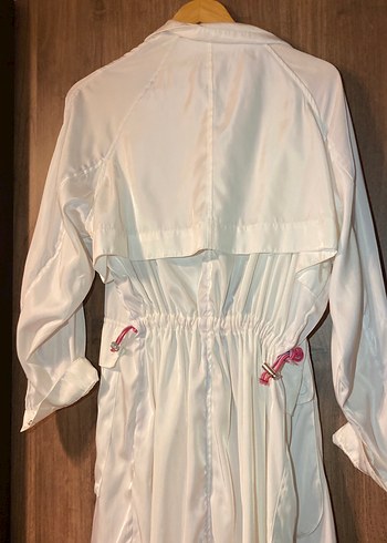 Uzun Beyaz Düğmeli ceket twist marka - Görsel 8