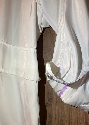 Uzun Beyaz Düğmeli ceket twist marka - Görsel 3