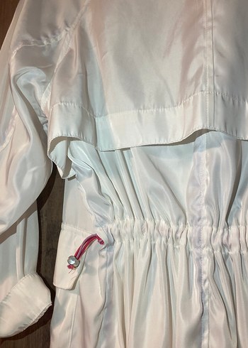 Uzun Beyaz Düğmeli ceket twist marka - Görsel 9