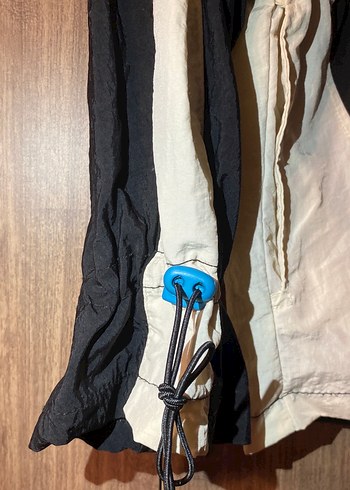 Fermuarlı Yeşil kadın Kapüşonlu Rüzgarlık - Görsel 8