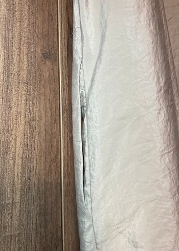 Bej Keten Uzun Askılı Elbise touche m beden bej rengi - Görsel 6