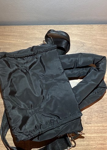 Kadın Siyah Tokalı Sokak Stili Çanta - Görsel 4