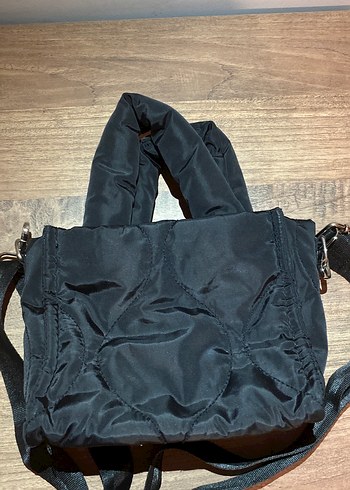 Kadın Siyah Tokalı Sokak Stili Çanta - Görsel 2