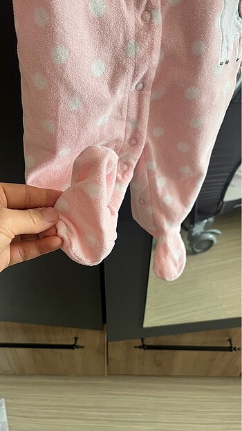 3 Ay Beden Carters kız bebek ayaklı tulum