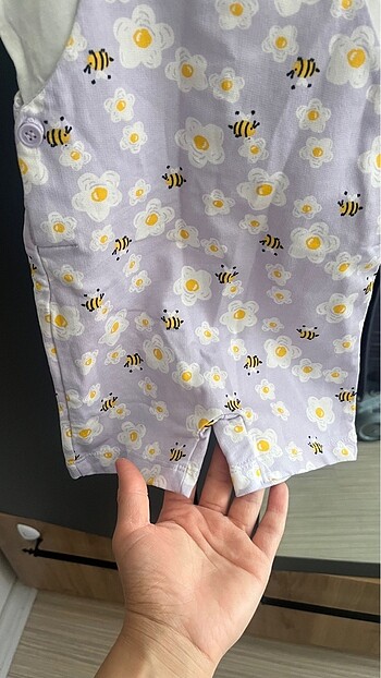 HelloBaby Kız bebek ikili tulum