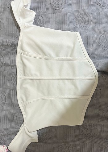 Diğer Beyaz straplez korse üst