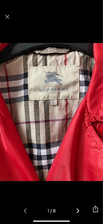 Burberry yağmurluk