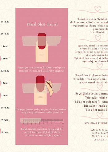 Bordo Renkli Sahte Tırnak Seti - Görsel 3