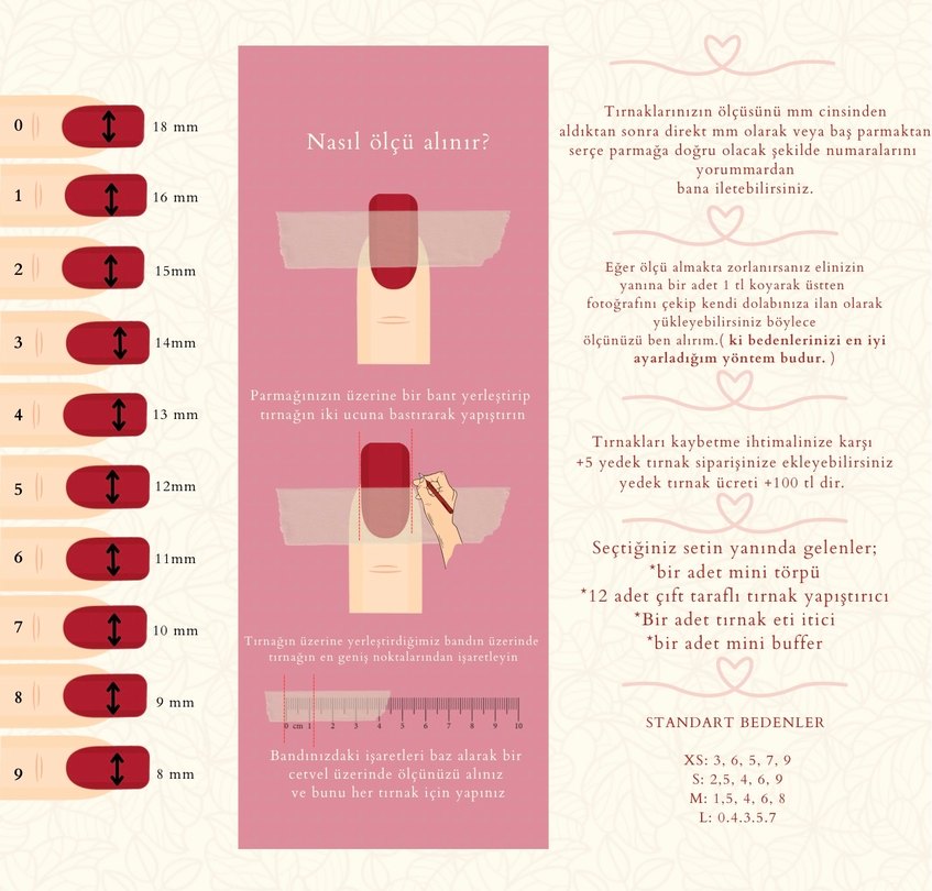 Bordo Pastel Çiçekli Tırnak Süslemeleri - Görsel 2