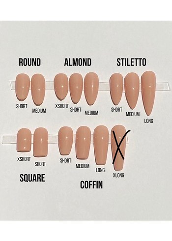 Beden Lavinia Nails Pembe Parlak Takma Tırnak Seti