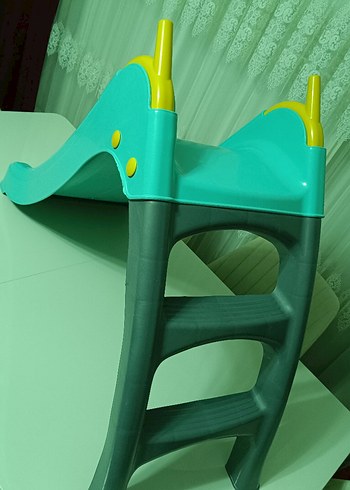 Renkli Turkuaz Çocuk Kaydırağı - Görsel 2