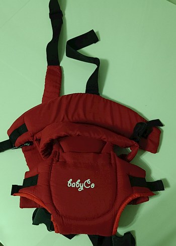 Renkli Kırmızı Bebek Taşıyıcı - Görsel 2