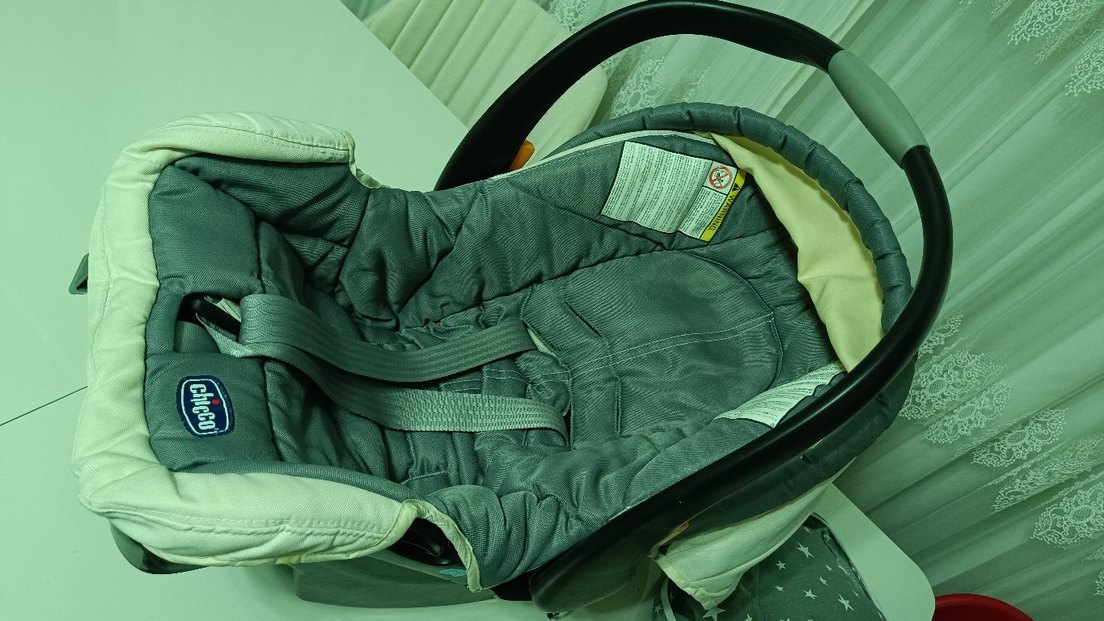 Gri Bebek Oto Koltuğu Yıldız Desenli - Görsel 2