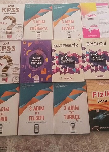 KPSS, Tyt, Lise Kitapları 