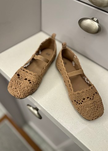 Kız Çocuk kahverengi Dantel Detaylı Babet - Görsel 2