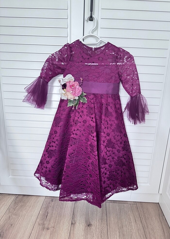 Muhteşem vintage elbise marka mialora couture - Görsel 3