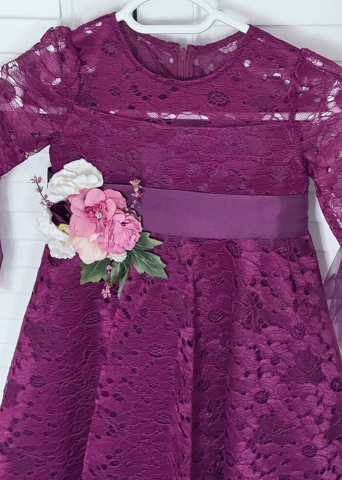 Muhteşem vintage elbise marka mialora couture - Görsel 5