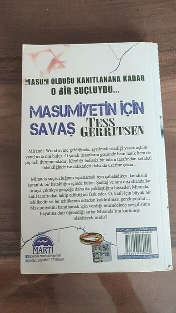 Masumiyetin için savaş, Tess Gerritsen