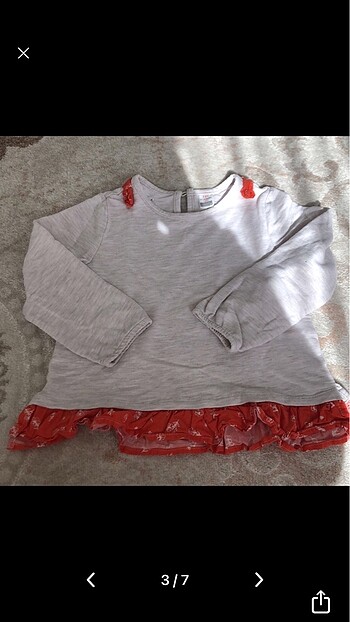 24-36 Ay Beden çeşitli Renk Kız çocuk sweatshirt