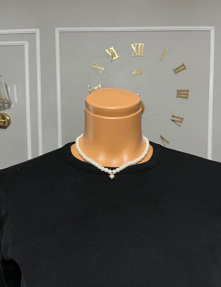 Siyah Kadın Uzun Kollu Bisiklet Yaka Kazak - Görsel 2