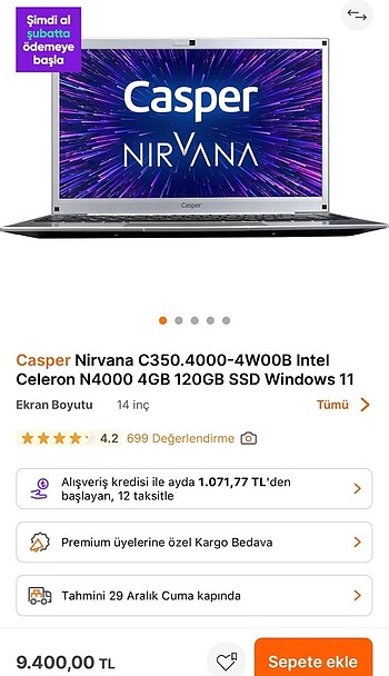 Casper bilgisayar - Görsel 6