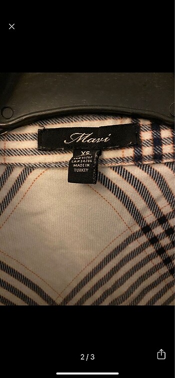 Mavi Jeans MAVİ EKOSE DESENLİ GÖMLEK